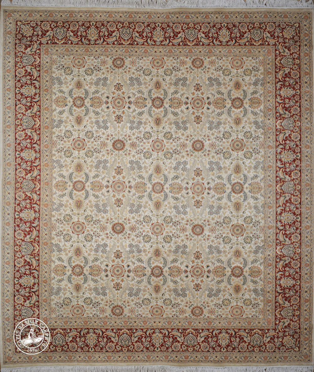 Tapis en soie Ghoum Millefleurs Hazar Dastaan
