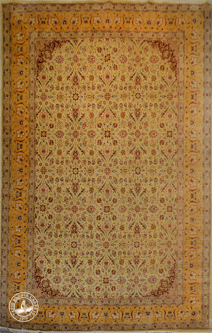 Millefleurs - Tapis Quart de Lune en Soie