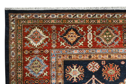 Tapis kazakh | 10'7" x 7'11" | Décoration intérieure | Tapis en laine noué à la main