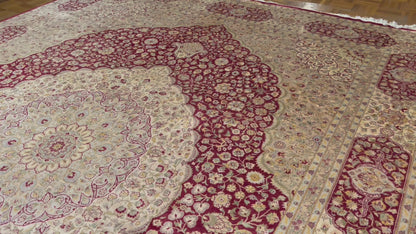 Tapis en soie d'Ispahan