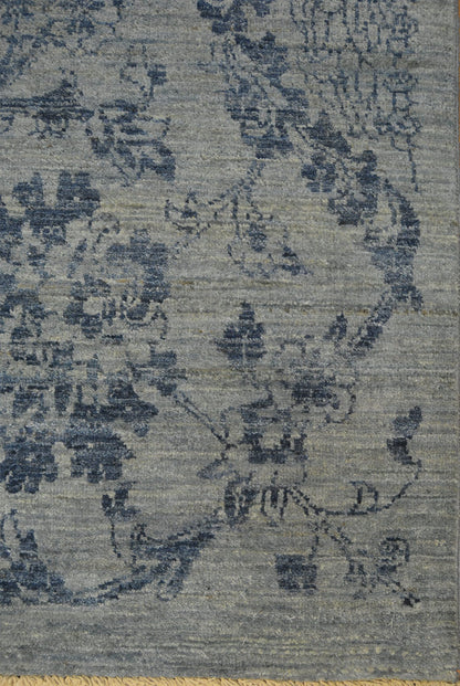 Asfari Lotus Garden Carpet | 11'10" x 8'11" | Home Decor | Hand-knotted Area Rug