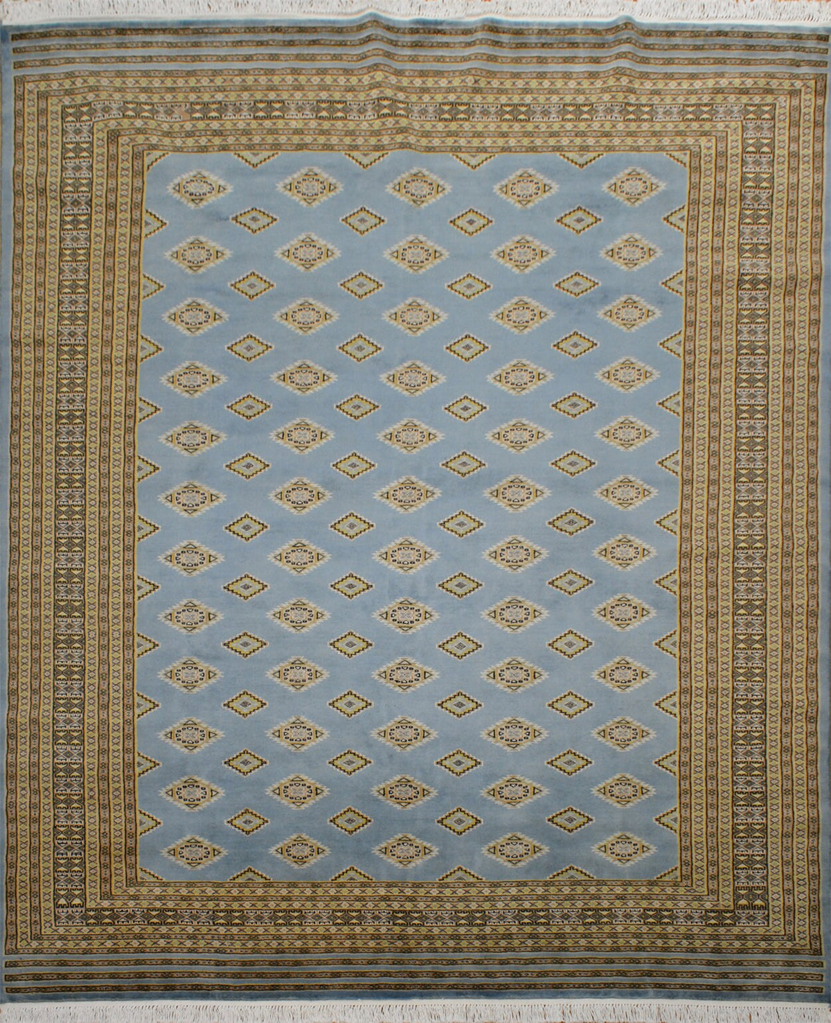Fine Bokhara Wool Rug | 8'2" x 6'8" | Genuine Hand-knotted Wool Area Rug