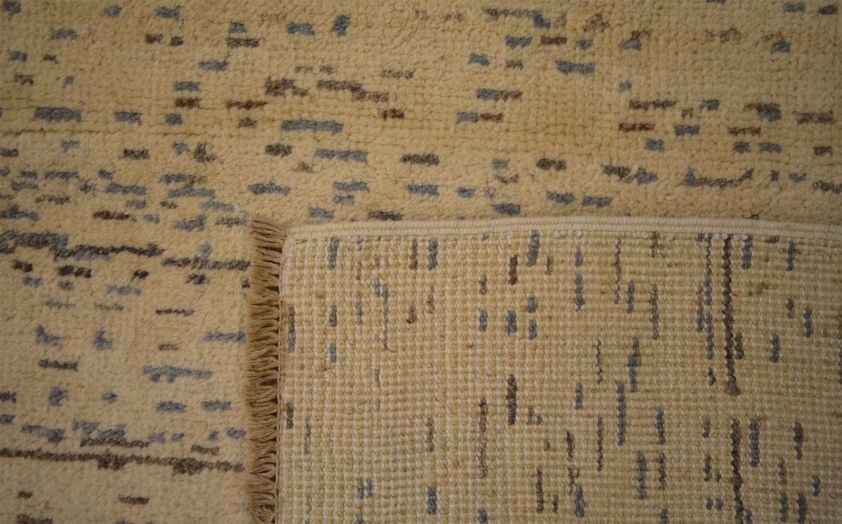 Modern Wool Carpet | 10'2" x 7'11" | Home Decor | Hand-Knotted Area Rug