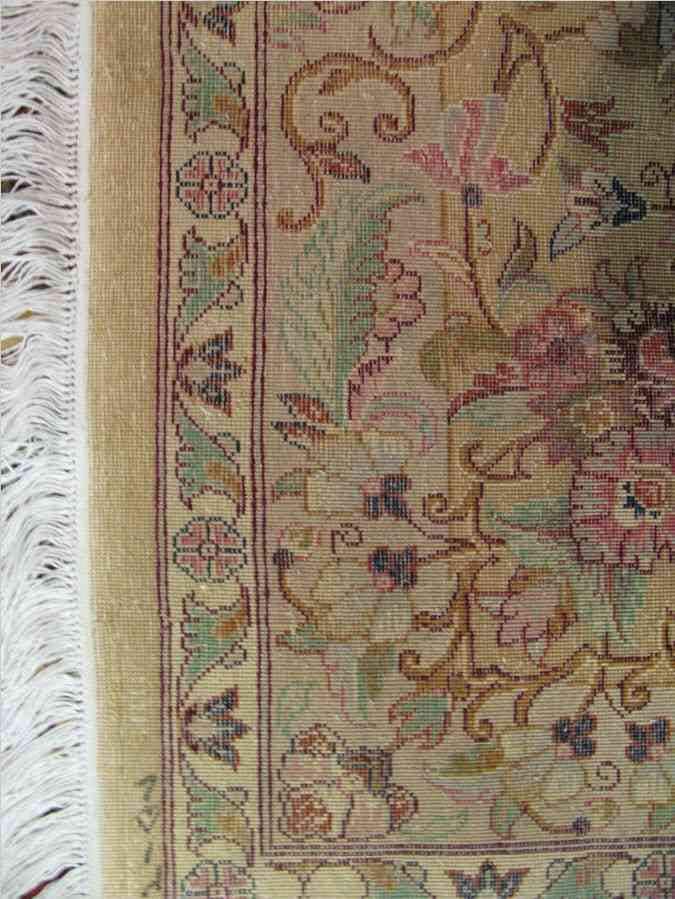 Savonnerie Silk and Wool Carpet | 12'4" x 9'2" | Home Decor | Hand-Knotted Area Rug