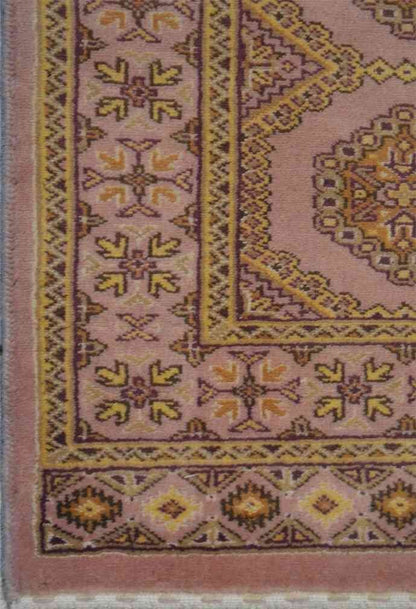 Princess Bokhara Rug | 3'4" x 2' | Genuine Hand-knotted Carpet | New Wool Area Rug