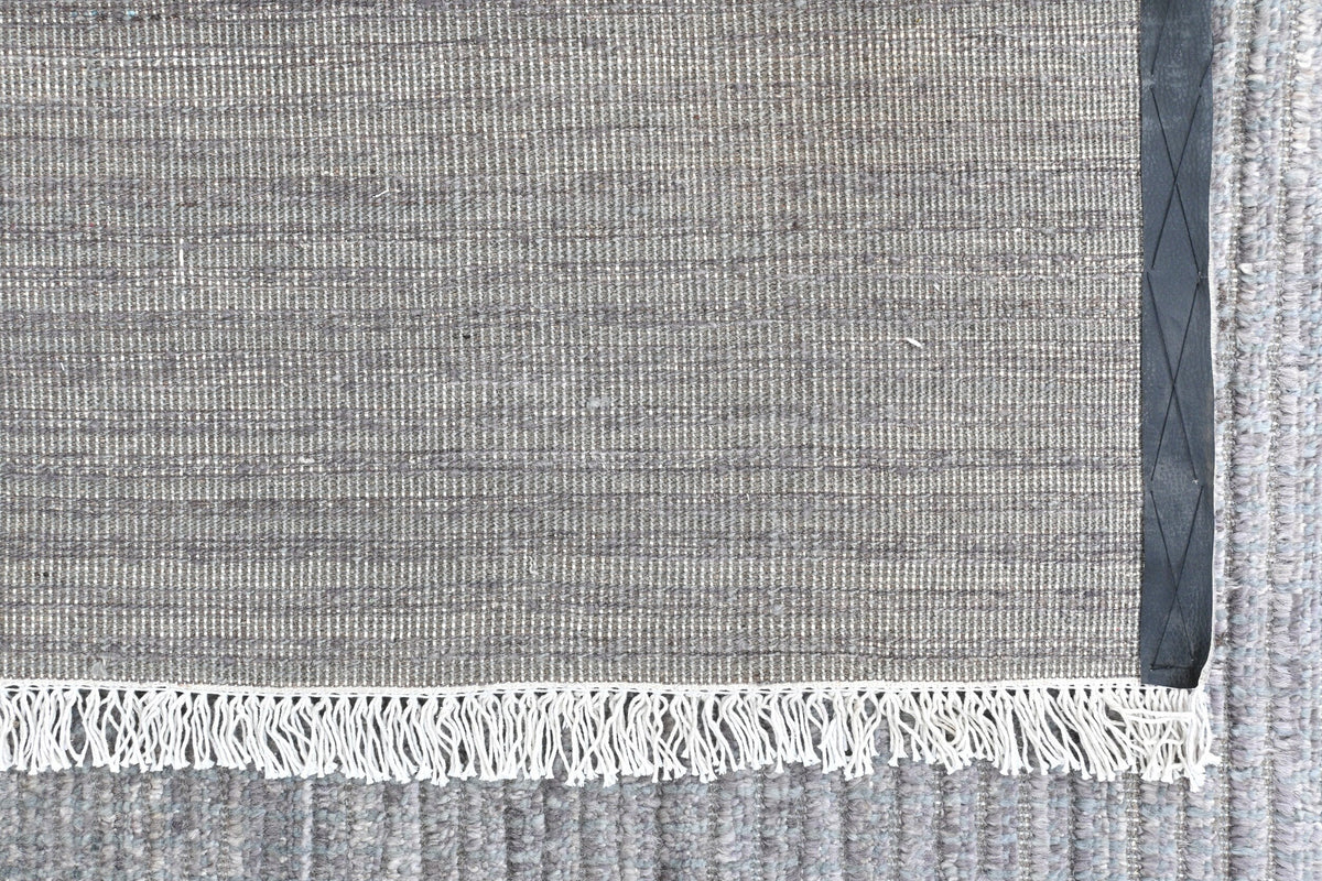Gray Wool Rug | 13'4" x 11' | Home Decor | Hand-Knotted Area Rug