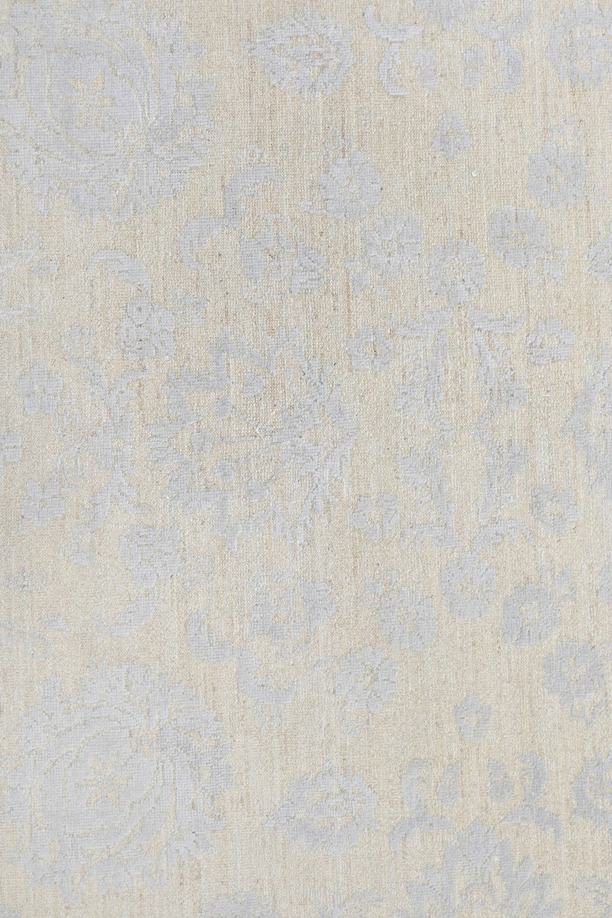 Resham Lotus Carpet | 11'11" x 9' | Wool & Silk Rug | Genuine Hand-knotted Area Rug