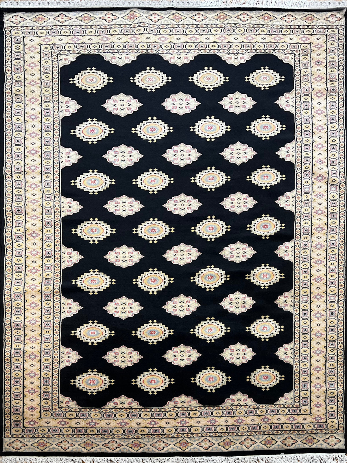Bokhara Shah Saloor Rug | 9'2" x 6'2" | Home Decor | Hand-knotted Area Rug