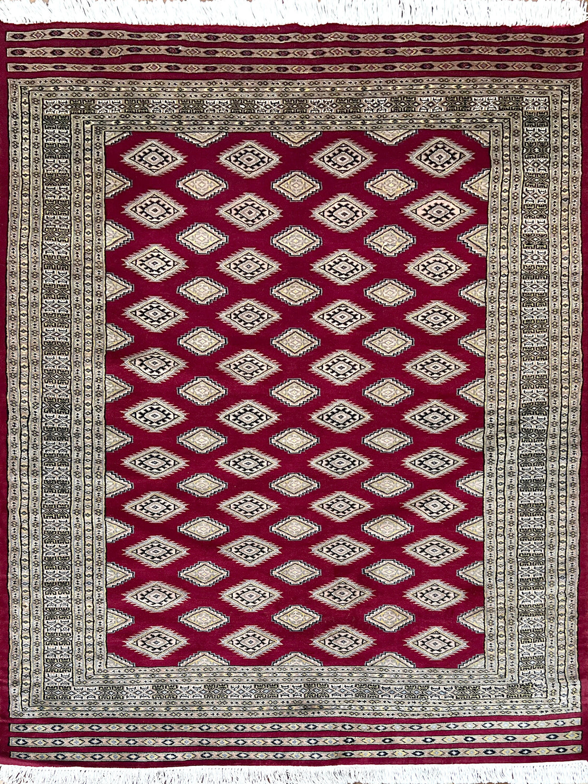 Pende Bokhara Rug | 6'9" x 4'8" | Home Decor | Hand-knotted Area Rug