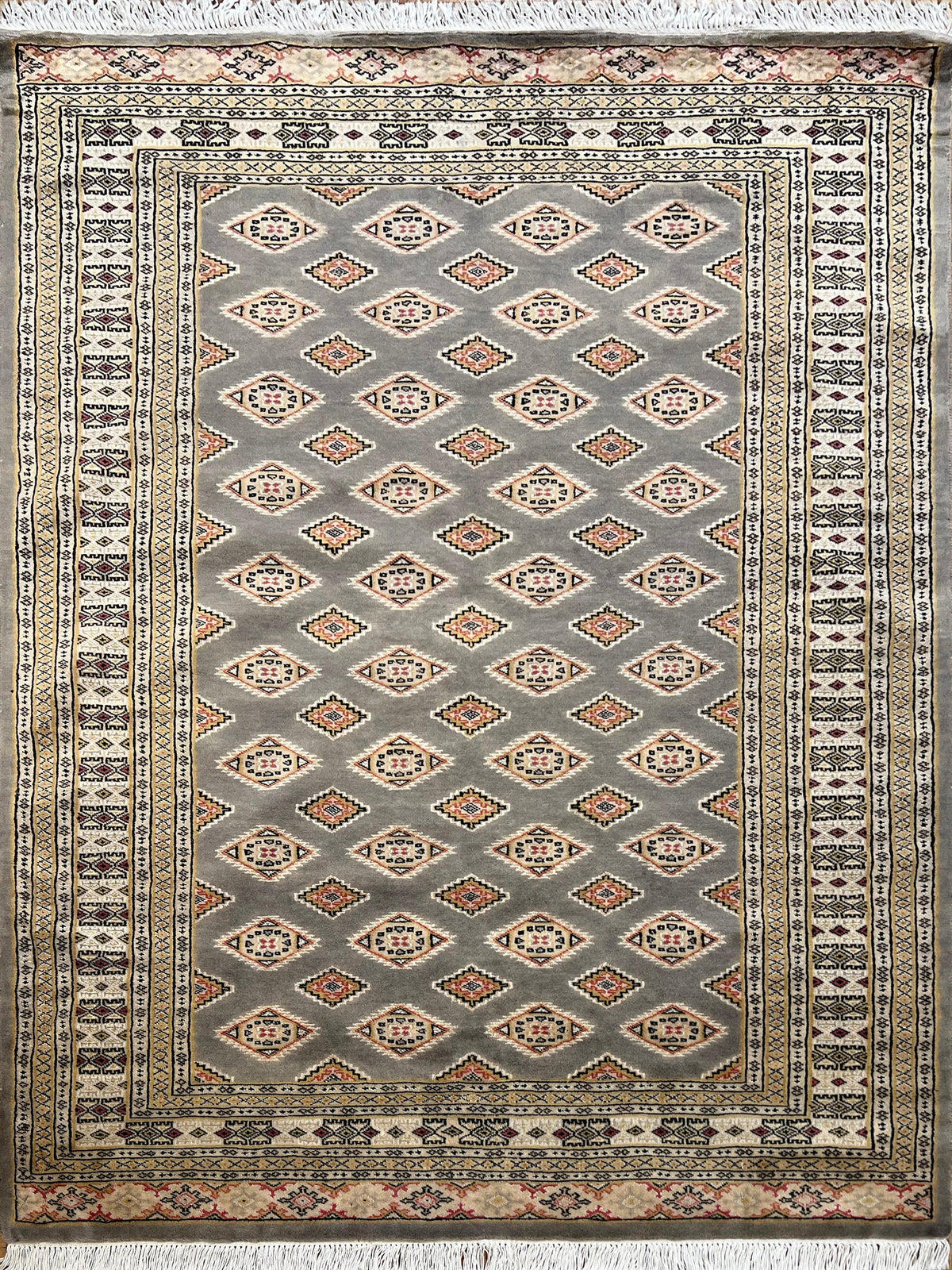 Pende Bokhara Rug | 6'4" x 4'8" | Home Decor | Hand-knotted Area Rug