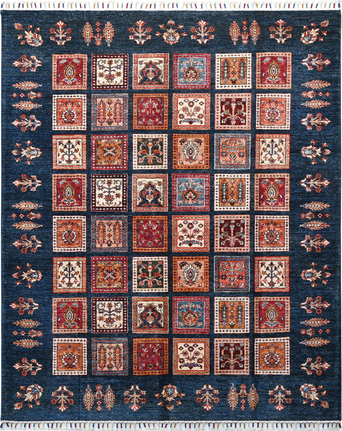 Four Gardens of Paradise Rug | 7'10" x 5'9" | Home Decor | Wool Area Rug