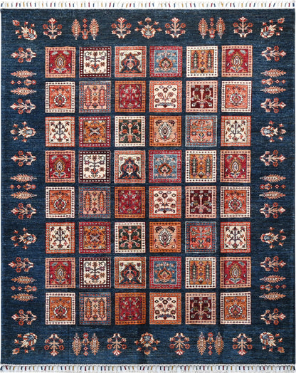Four Gardens of Paradise Rug | 7'10" x 5'9" | Home Decor | Wool Area Rug