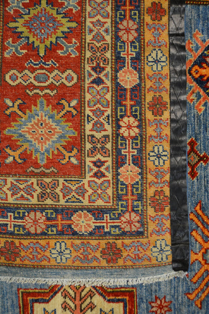 Imperial Kazakh Carpet | 12'6" x 8'10" | Home Decor | Hand-Knotted Rug
