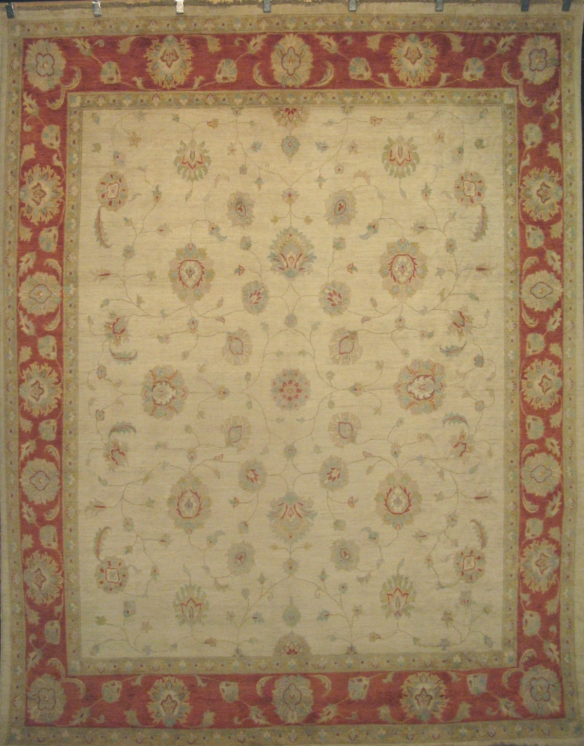 Konar Lotus Garden Carpet | 10'7" x 8'5" | Home Decor | Wool Area Rug