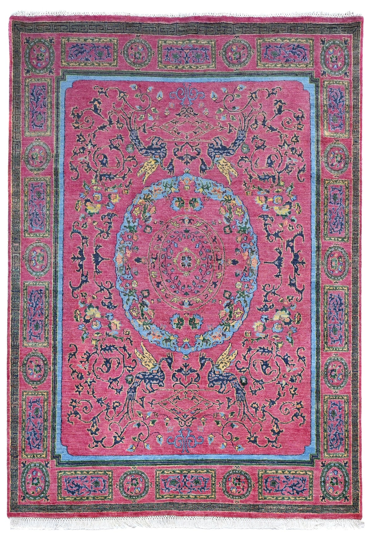 Pavo Cristatus Carpet | 10'6" x 8' | Home Decor | Wool Area Rug
