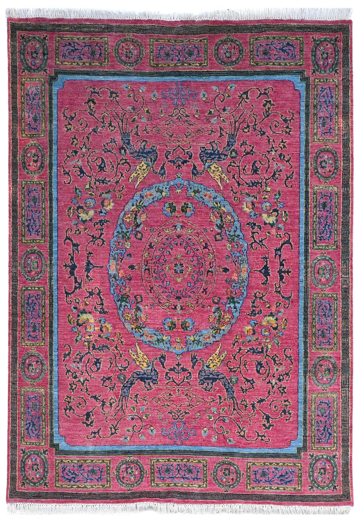 Pavo Cristatus Carpet | 10'6" x 8' | Home Decor | Wool Area Rug