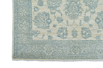 Faryab Lotus Gardens Rug | 5'10" x 4' | Home Decor | Hand-knotted Wool Area Rug