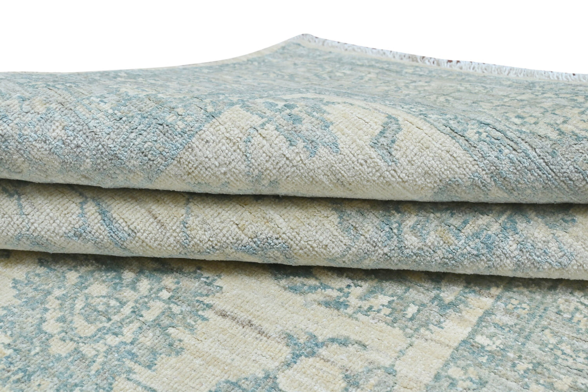 Faryab Lotus Gardens Rug | 5'10" x 4' | Home Decor | Hand-knotted Wool Area Rug