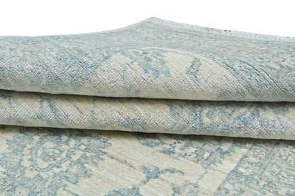 Faryab Lotus Gardens Rug | 5'10" x 4' | Home Decor | Hand-knotted Wool Area Rug