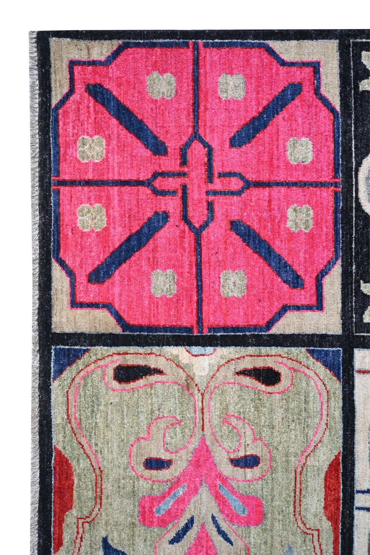 Four Gardens of Mazagan Carpet | 9'11" x 8'2" | Home Decor | Hand-knotted Wool Area Rug