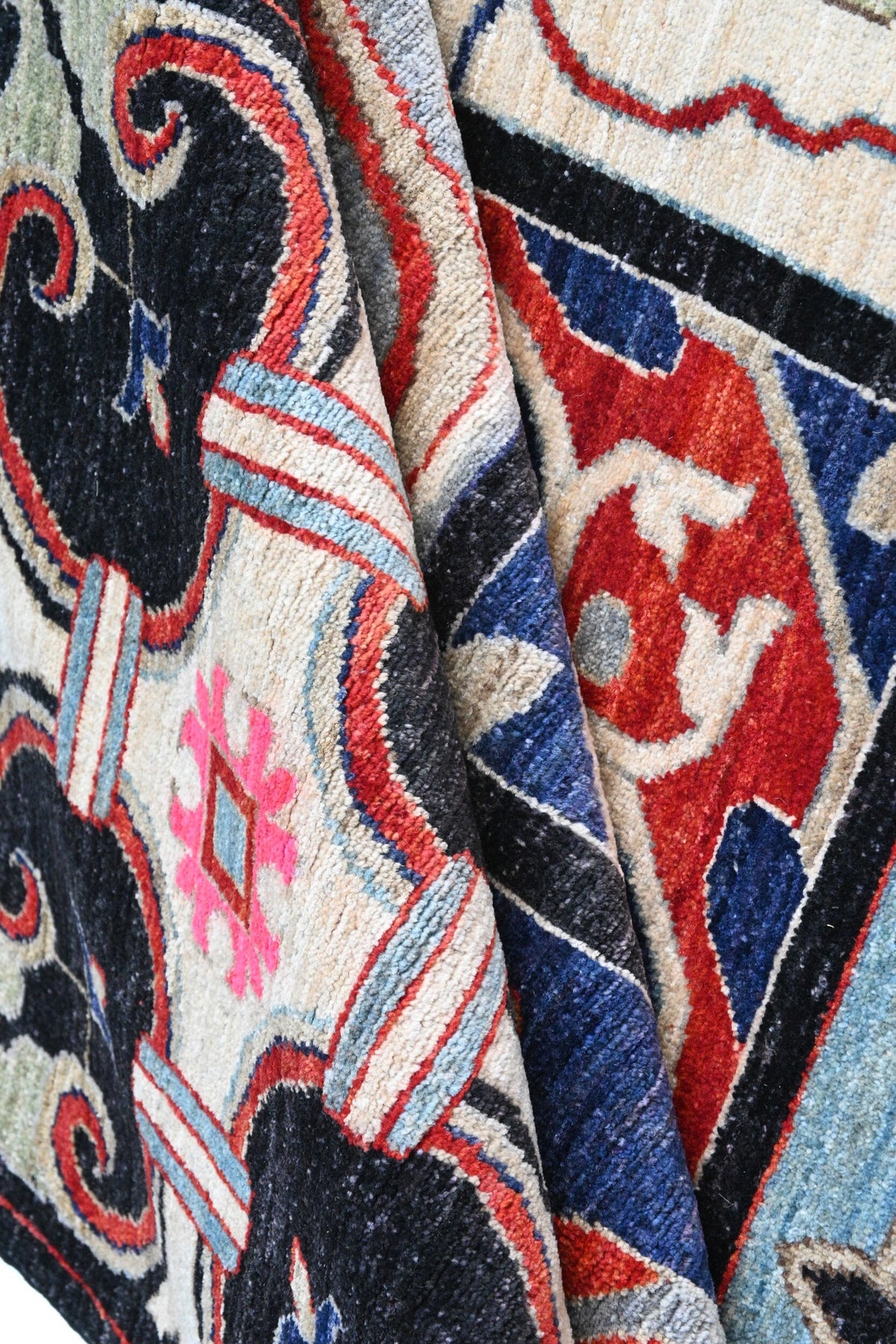 Four Gardens of Mazagan Carpet | 9'11" x 8'2" | Home Decor | Hand-knotted Wool Area Rug