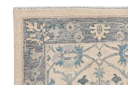 Kandahar Gardens Runner Rug | 16'1" x 2'11" | Genuine Hand-knotted Rug | Area Rug