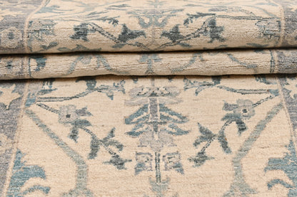 Kandahar Gardens Runner Rug | 16'1" x 2'11" | Genuine Hand-knotted Rug | Area Rug