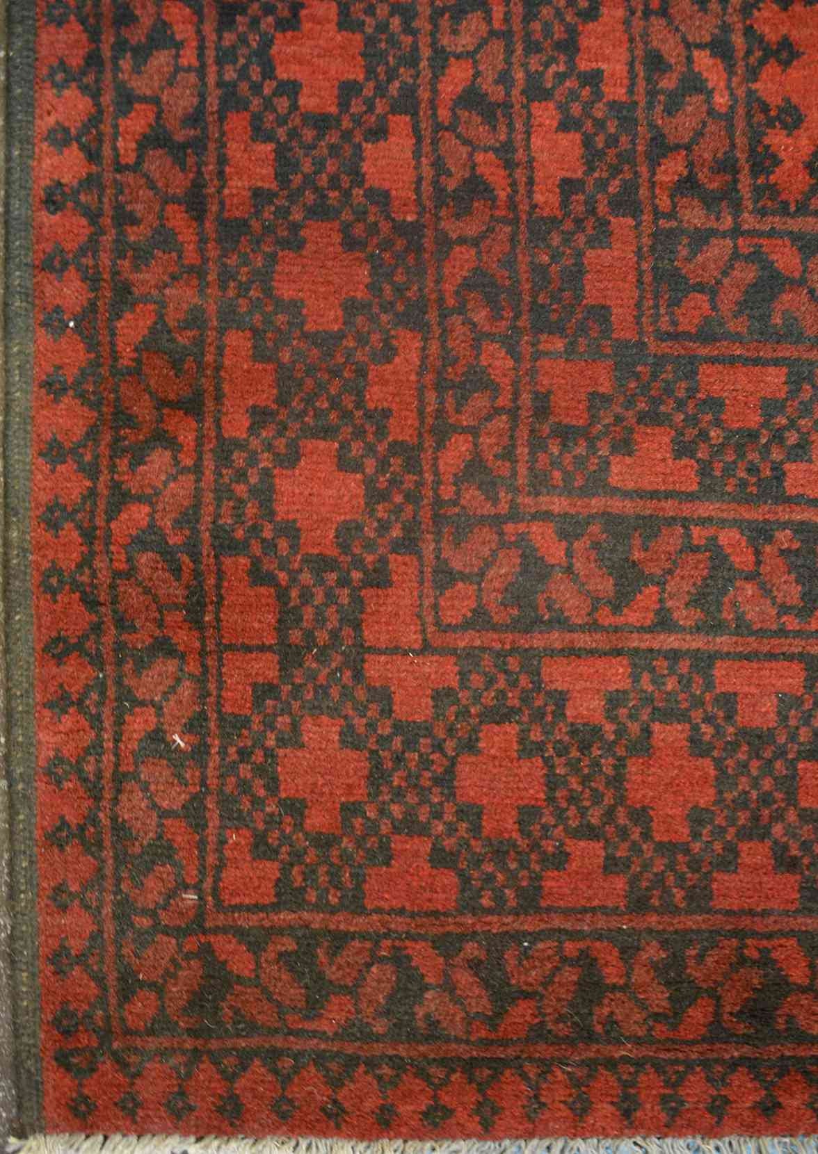Bokhara Elephant's Foot Turkoman Carpet | 12'7" x 10' | Home Decor | Hand-knotted Wool Area Rug