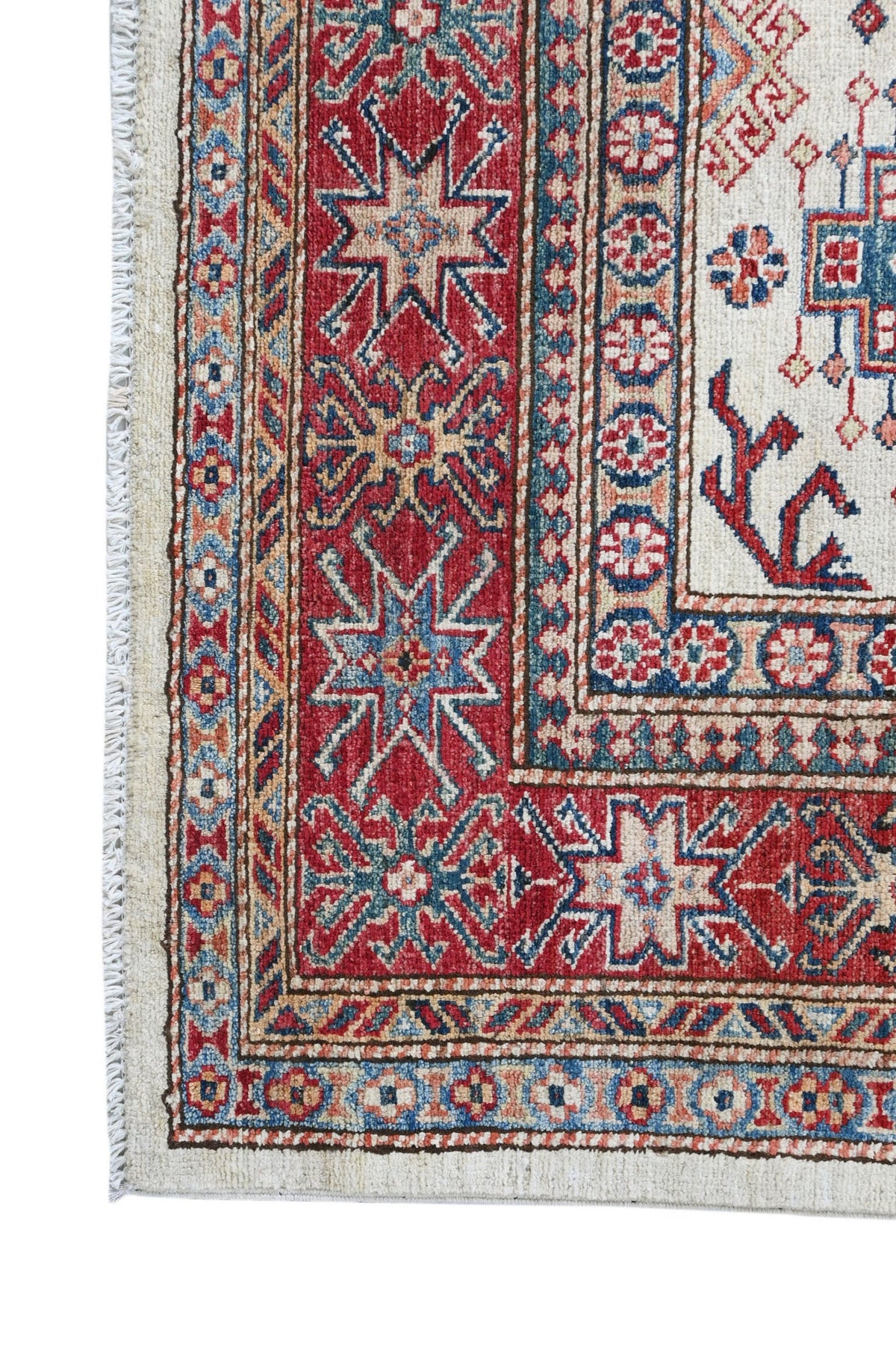 Kazakh Carpet | 9'1" x 6' | Home Decor | Hand-knotted Wool Area Rug