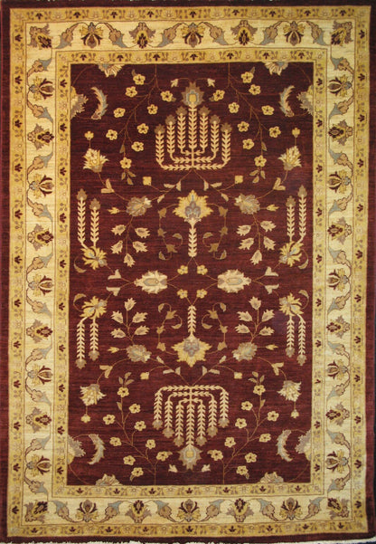 Kapisa Wool Carpet | 8'11" x 6'3" | Home Decor | Hand-knotted Wool Area Rug